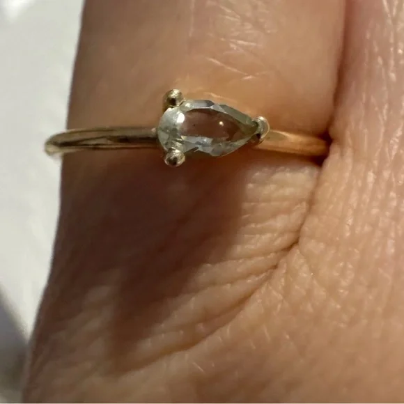 James Michelle Paradise demi fine ring green amethyst sz 5 - Picture 4 of 4